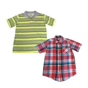 Children’s Place Boys Short Sleeve Polo Shirt Bundle Size XL 14